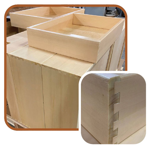 prefinished popular dovetail drawer box